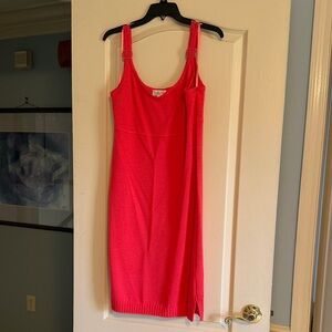 Elegant Red Sleeveless Dress